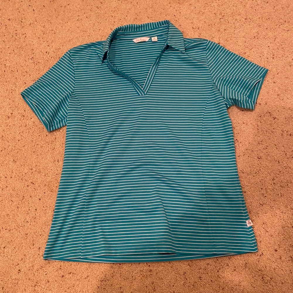 Striped Women’s golf tshirt